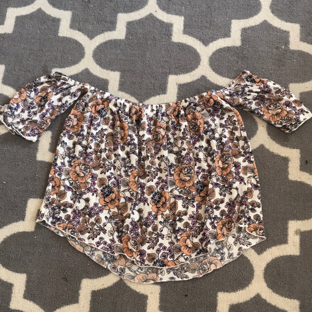 Off the shoulder shirt